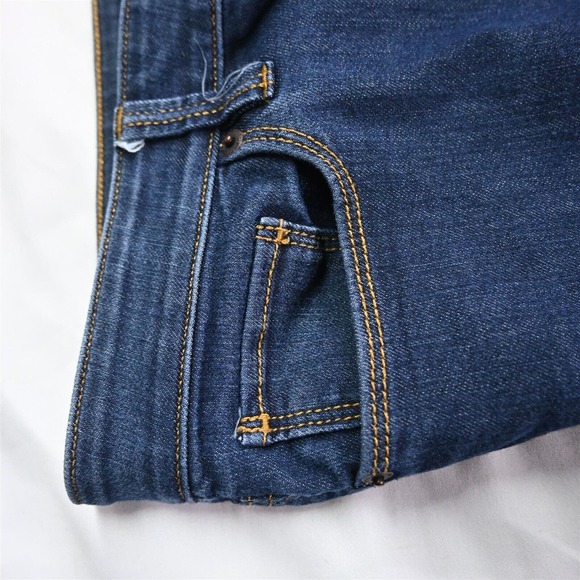 LOFT 31 / 12 Modern Skinny Ankle Dark Wash Stretch Denim Womens Jeans - Picture 6 of 9